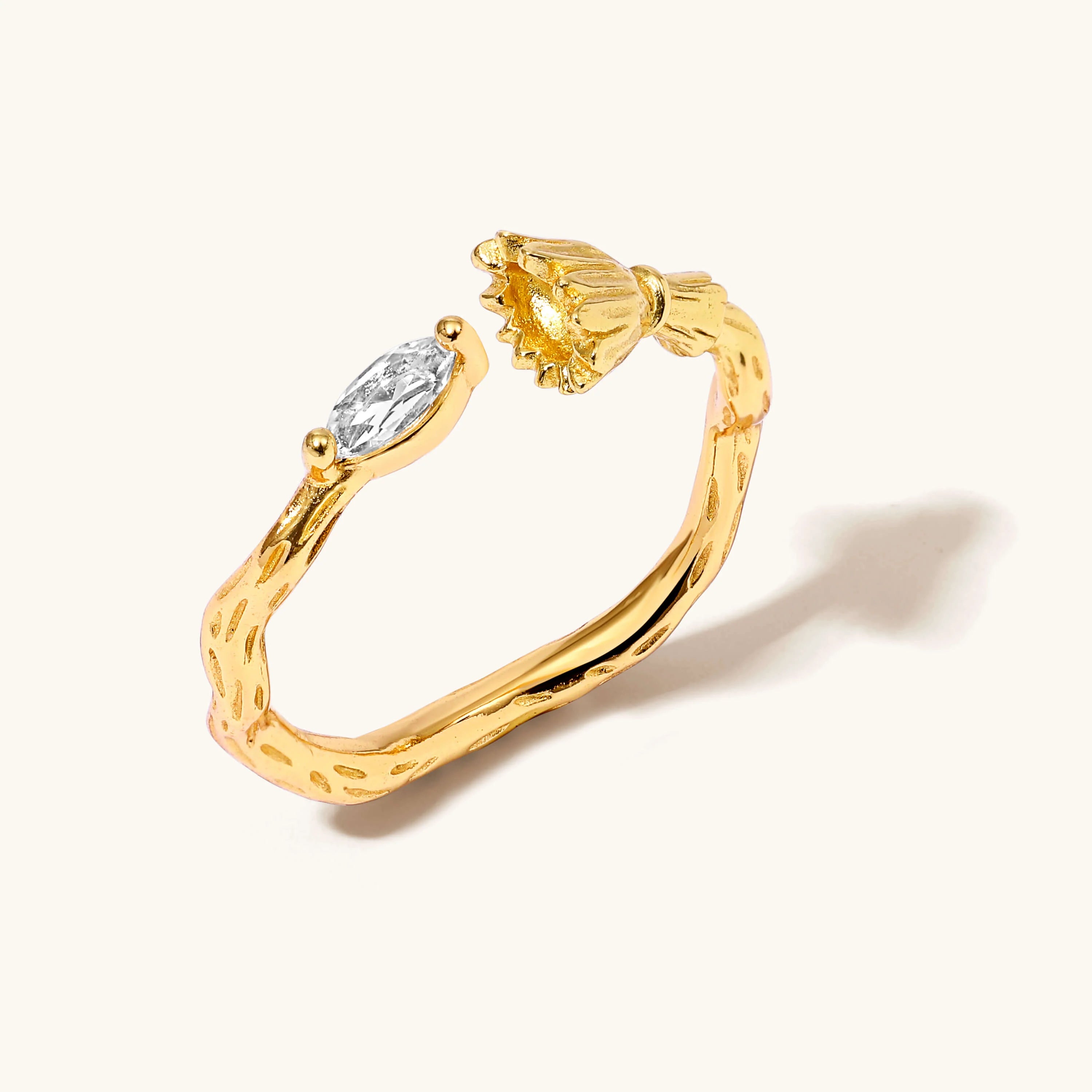 Witch's Broom Besom Ring