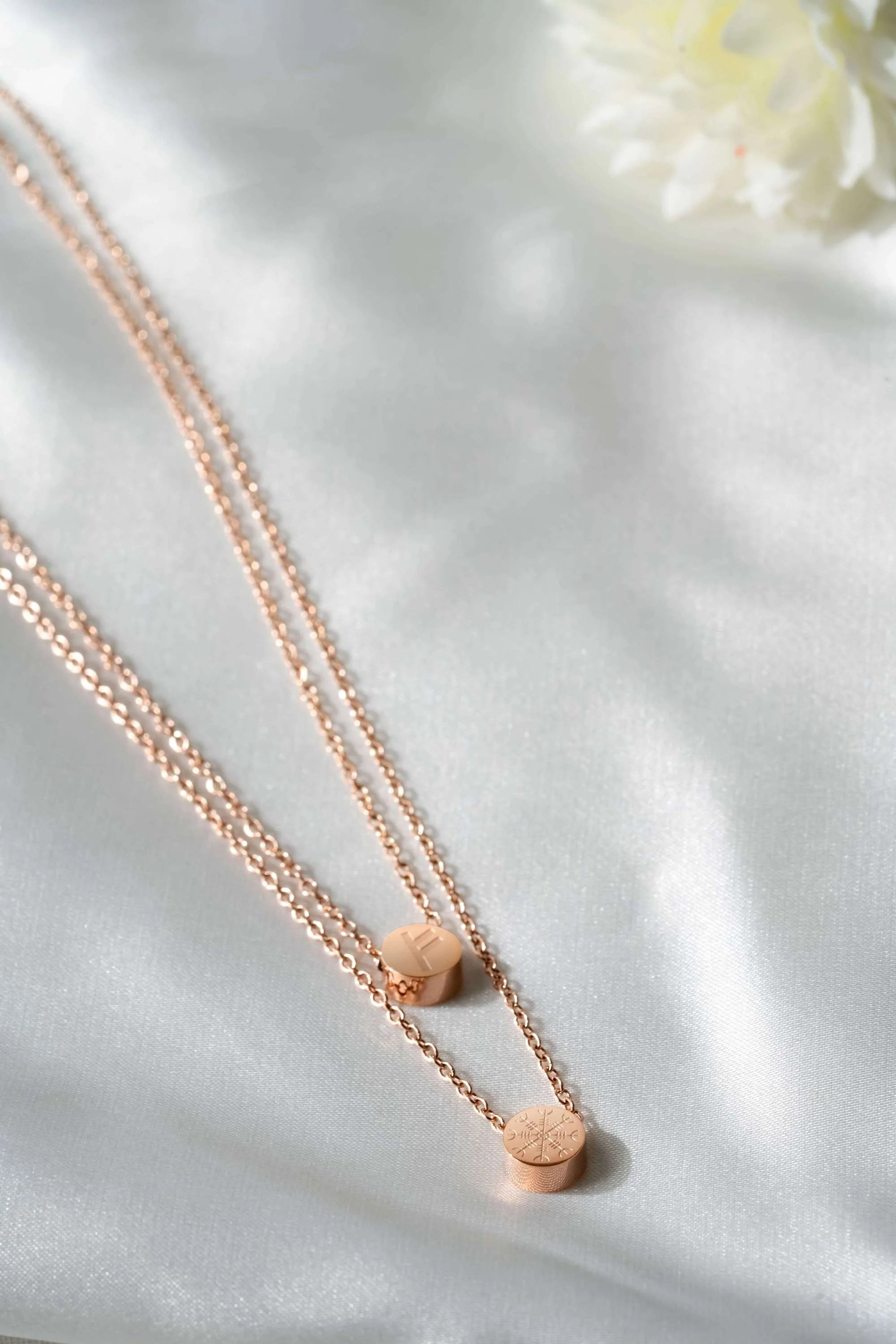 Pre-Order: Freya Fehu Rune Mini Pendant Necklace  (Ships ends April 2025)