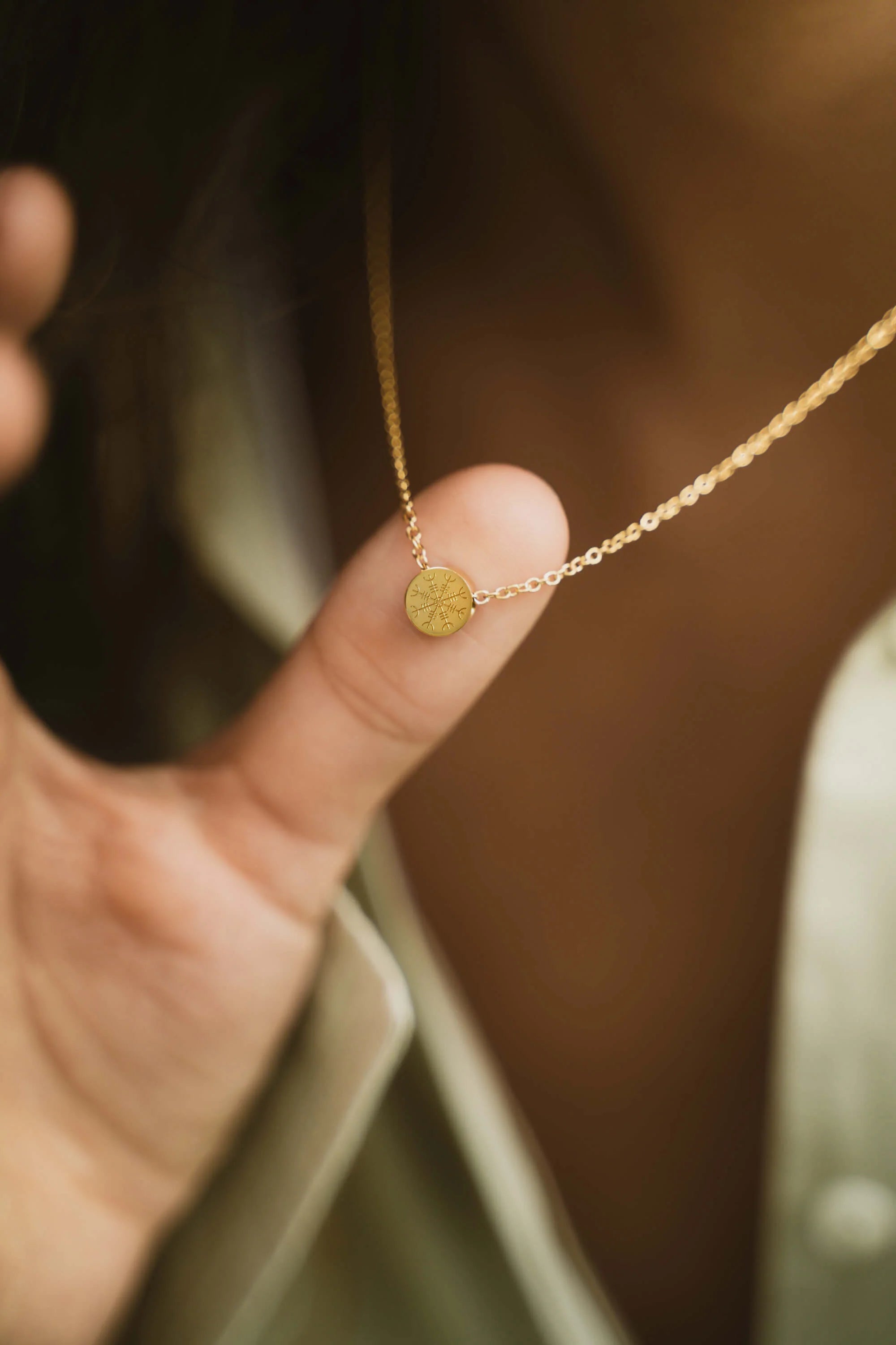 Pre-Order: Helm of Awe Mini Pendant Necklace (Ships End April 2025)