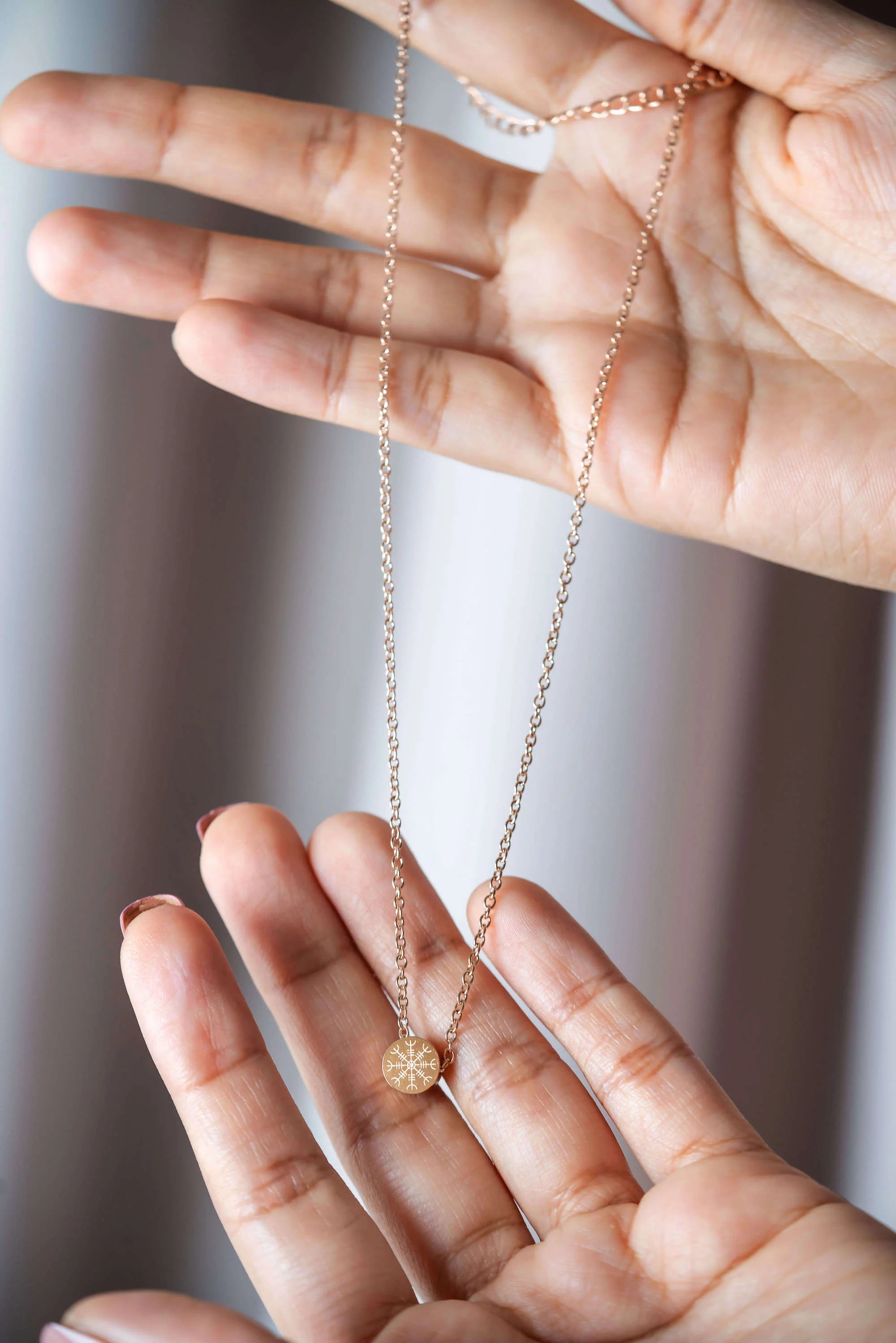 Pre-Order: Helm of Awe Mini Pendant Necklace (Ships End April 2025)